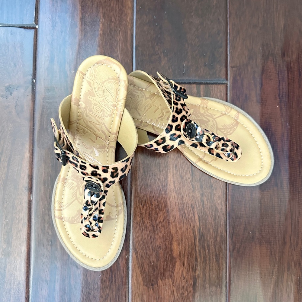 Blowfish Malibu Leopard Print  Sandals
